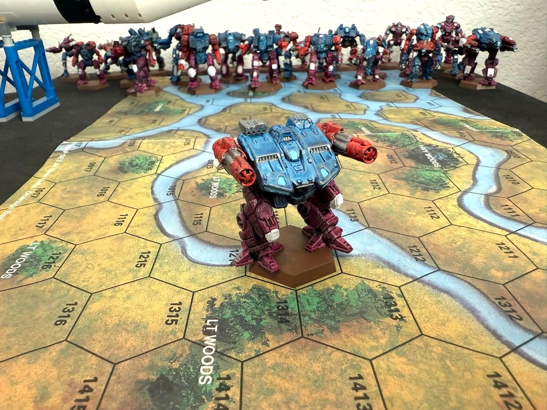 Battletech Miniature - PLA Painted - Bane Kraken - Etsy