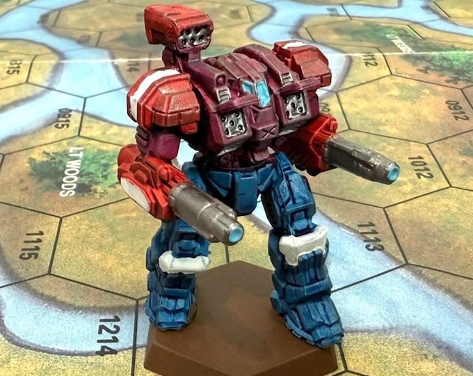 Battletech Miniature - PLA Painted - Battleaxe BKX-7K