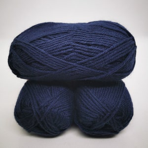 personalisierte gehäkelte weiche chunky Woll-Slippersocken Sofasocken Hüttensocken Hausschuhe, mit Alpakawolle in kräftigen Farben Indigo