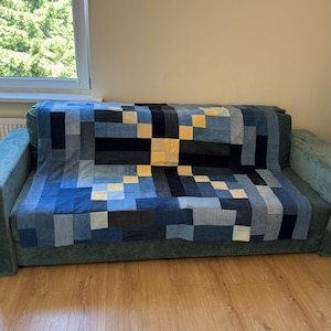 Denim blanket, quilt, NR.4