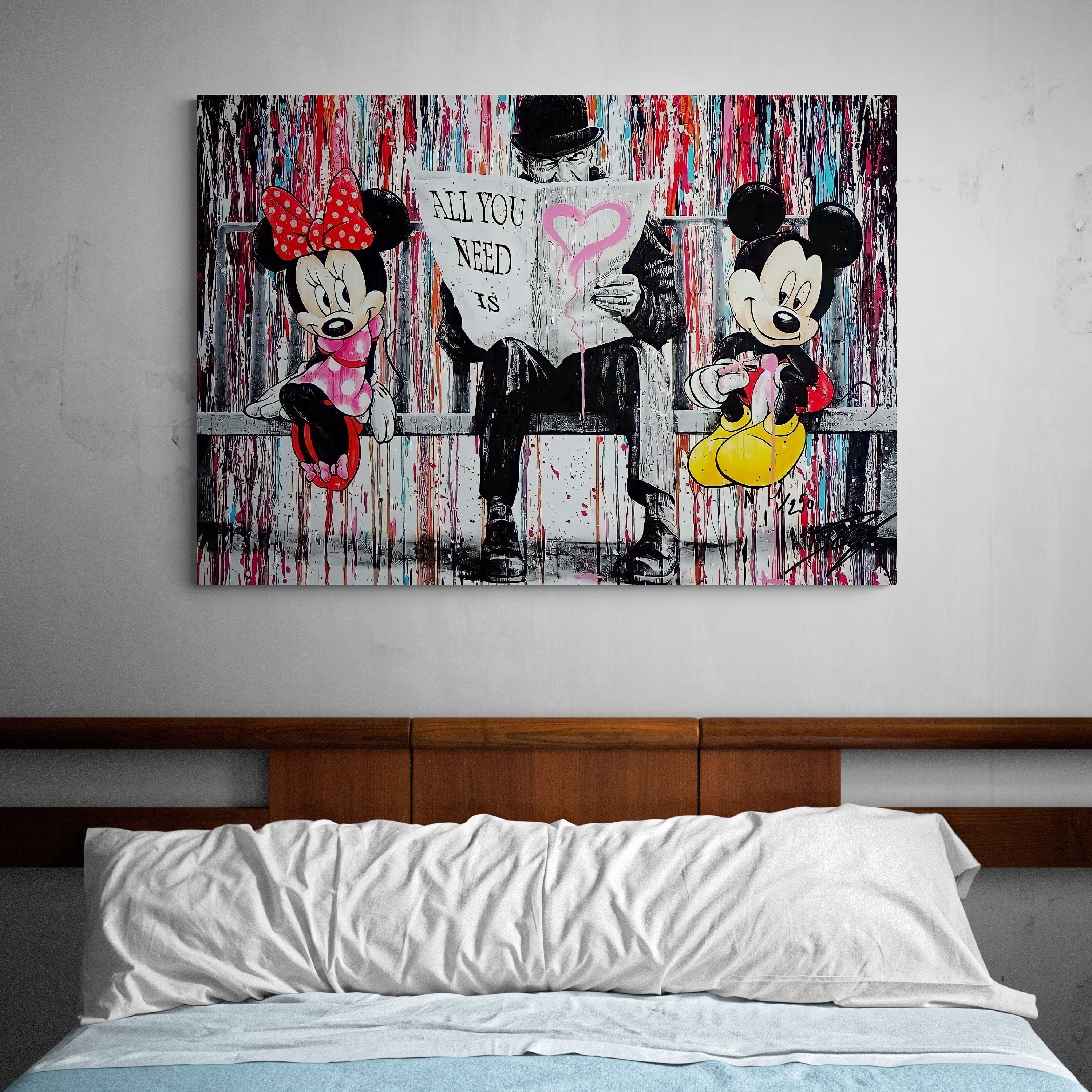 Buy wholesale Canvas Pop Art Minnie Mouse Pictures Wall Art - Portrait  Format - 80 x 60 cm