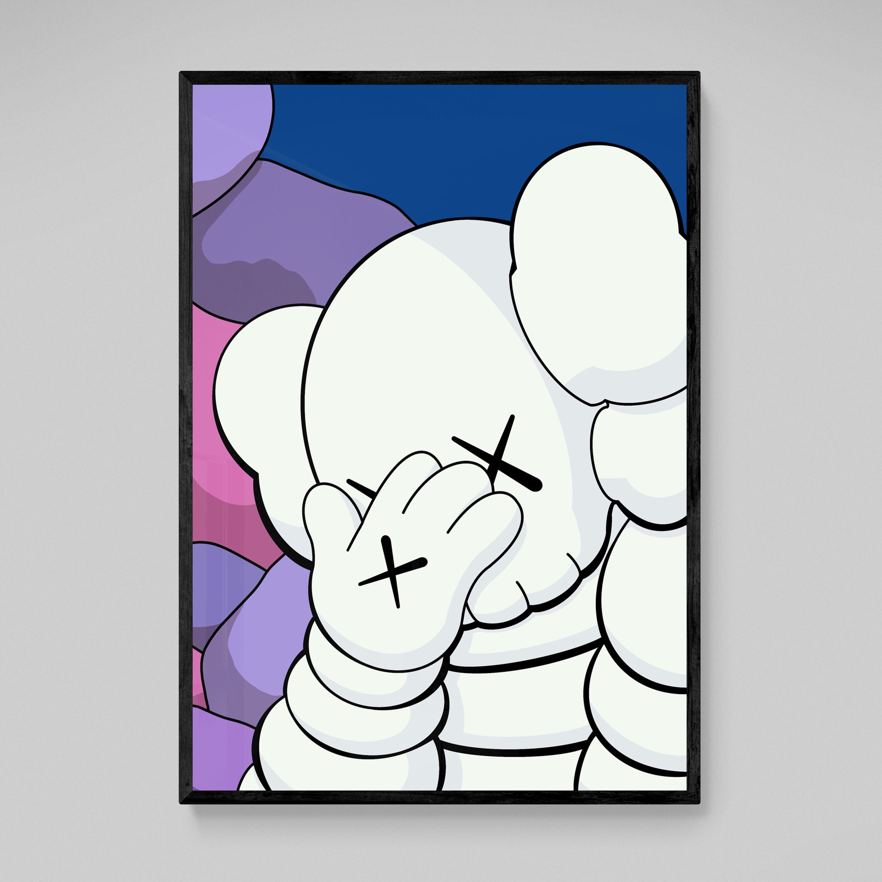 Kaws Poster Kaws Wall Art Kaws Canvas Kaws Michelin Etsy UK