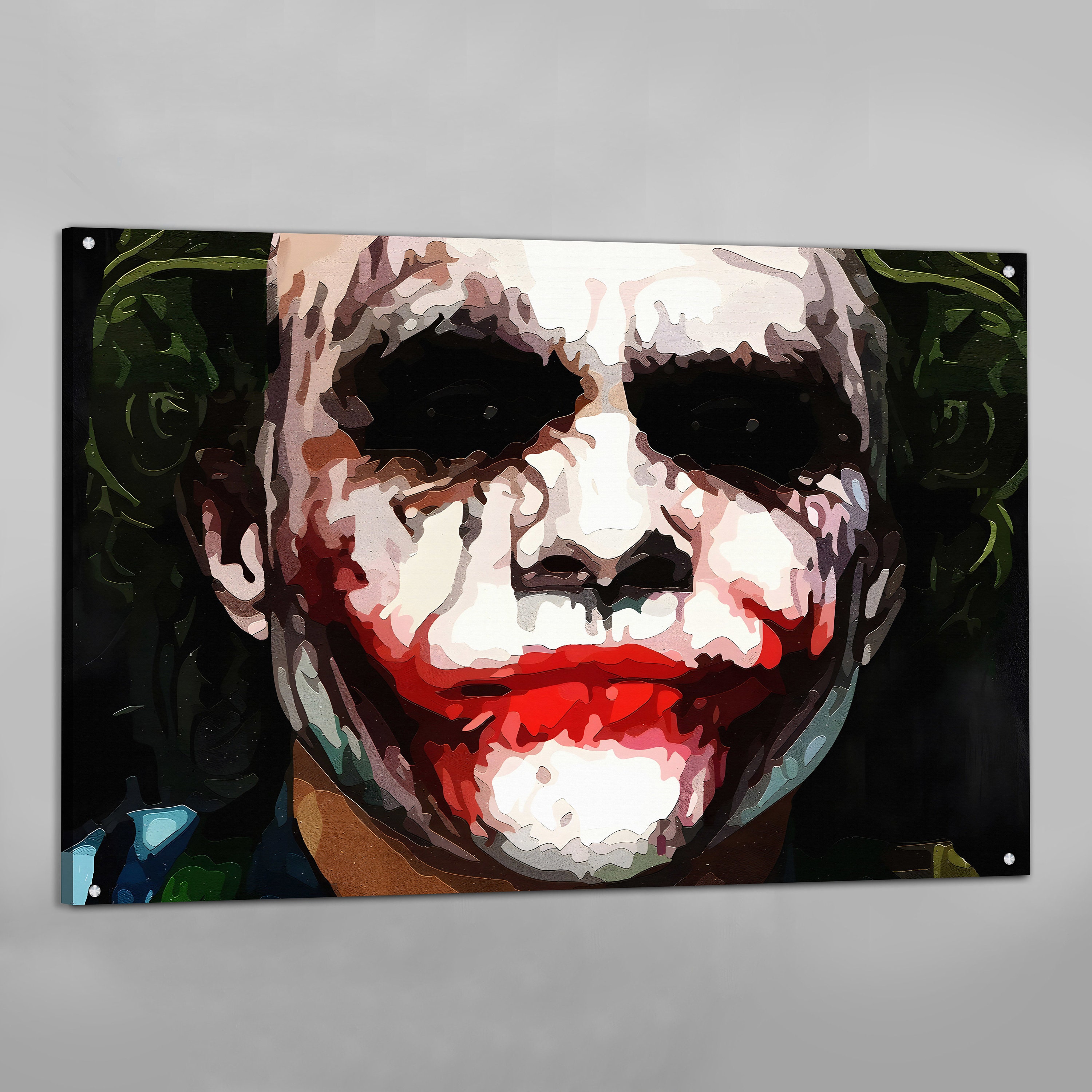 Joker Wall Art Joker Canvas Joker Canvas Art Joker Print Joker Etsy