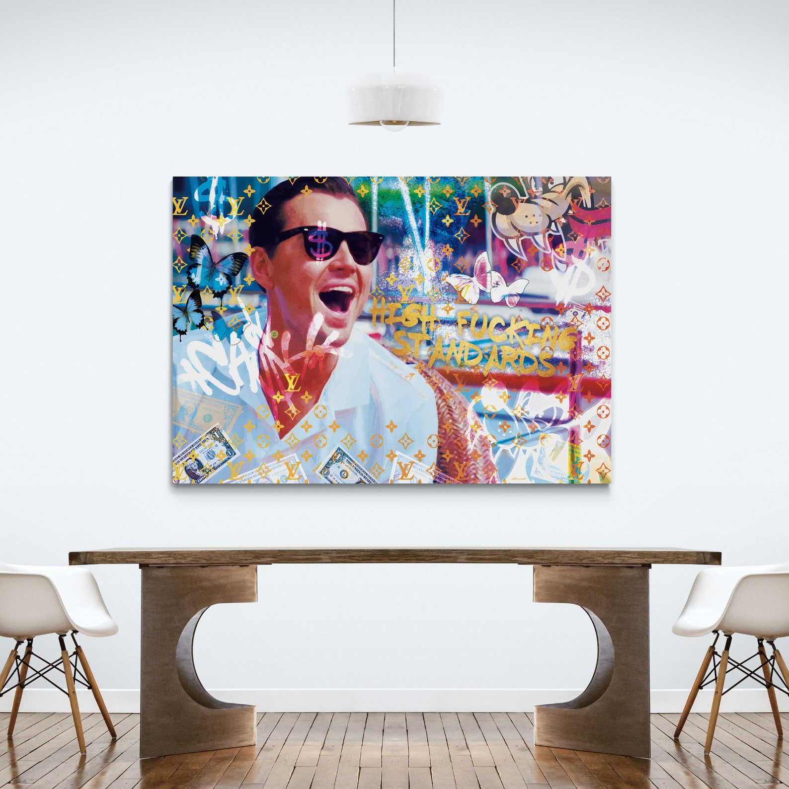 Wolf of Wall Street Canvas Wolf of Wall Street Wall Art Wolf of Wall