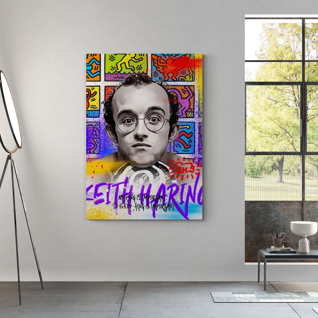 Keith Haring Wall Art Keith Haring Canvas Keith Haring Canvas Wall Art