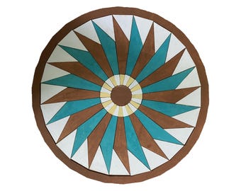 Wood Barn Quilt Puzzle includes 72 total laser cut pcs.