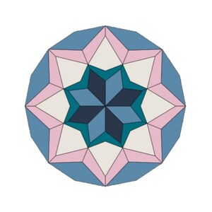 Wood Barn Quilt Puzzle includes 49 total laser cut pcs.