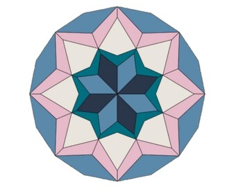 Wood Barn Quilt Puzzle includes 49 total laser cut pcs.