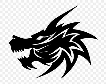 BW Dragon Head Size:  3" x 3.5"