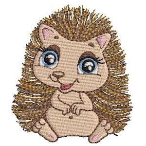 Hedgehog Embroidery Design size(s):   2x2&quot;, 3&quot;x3&quot;, 4&quot;x5&quot;, 5&quot;x6&quot;, 6&quot;x7&quot;, 7x8&quot; and 8x9&quot;