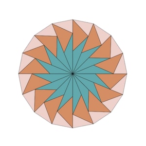 Wood Barn Quilt Puzzle includes 49 total laser cut pcs.