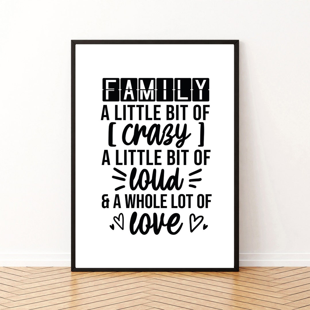 Family Sayings Printable, Family Quotes Printable, Home Decor Printable ...