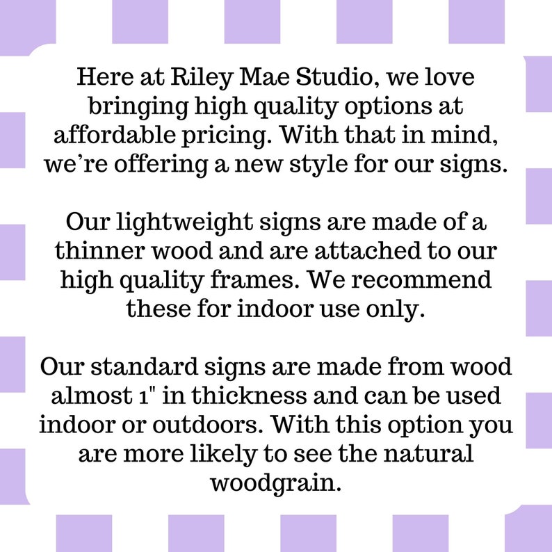 Blended Family Wood Sign: 