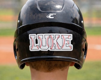 Benutzerdefinierte Baseball Namen Aufkleber, benutzerdefinierte Softball Helm Aufkleber, personalisierte Name Fußball Aufkleber, benutzerdefinierte Namen Abziehbilder, Baseball Aufkleber