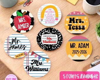 Teacher Appreciation Magnet, Cute Teacher Gift, End of Year Teacher Gift, Classroom Desk Decor, Thank You Teacher Gift, Teacher Class Decor