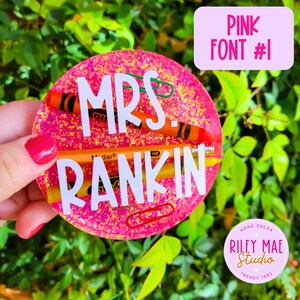 Personalized Teacher Appreciation Resin Coaster Custom Teachers Gift ...