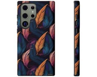 ボヘミアン フェザー Samsung Galaxy 携帯電話ケース