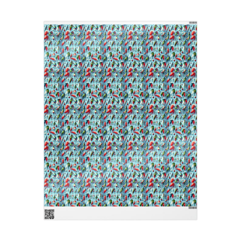 Fishing Lure Christmas Wrapping Paper - Fine-Art Festive Gift Wrap image 9