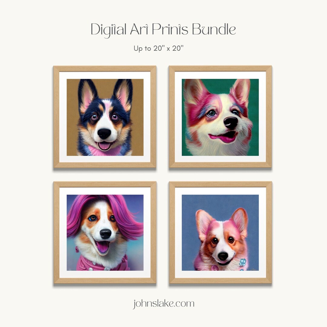 Corgi Printable for Girls, Welsh Corgi, Corgi Prints, Corgi Printable ...