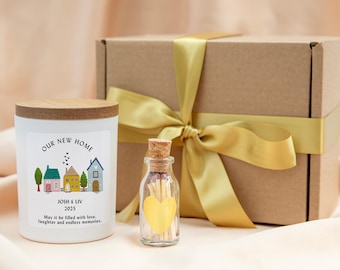 Personalized New Home Candle Set – Soy Wax Housewarming Gift