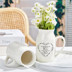 Flower Vase Personalised for Mum Gift for Mothers Day from Grandchildren Personalised Names The Only Thing Better Than Having You as a Mum