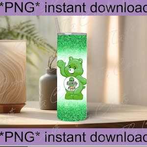 png digital file instant download 20z tumbler wrap png swear bear f*cking prick
