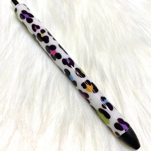 Mine inklusive -bunter Leopard-Gel-Stift