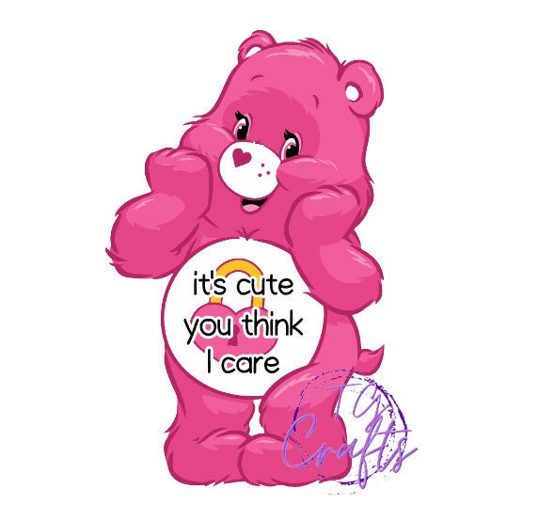 READY TO PRESS Sublimation Print- It's Cute You Think I Care - Etsy