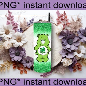 png digital file instant download 20z tumbler wrap png swear bear Eat Sh*t