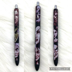 Refill included -Villains refillable gel pen