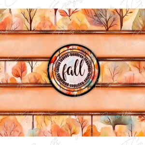 TUMBLER WRAP - sublimation wrap for 20oz sublimation tumbler - Fall