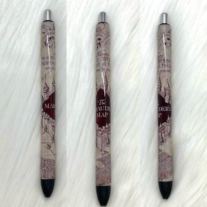 Refill included  -Map refillable gel pen