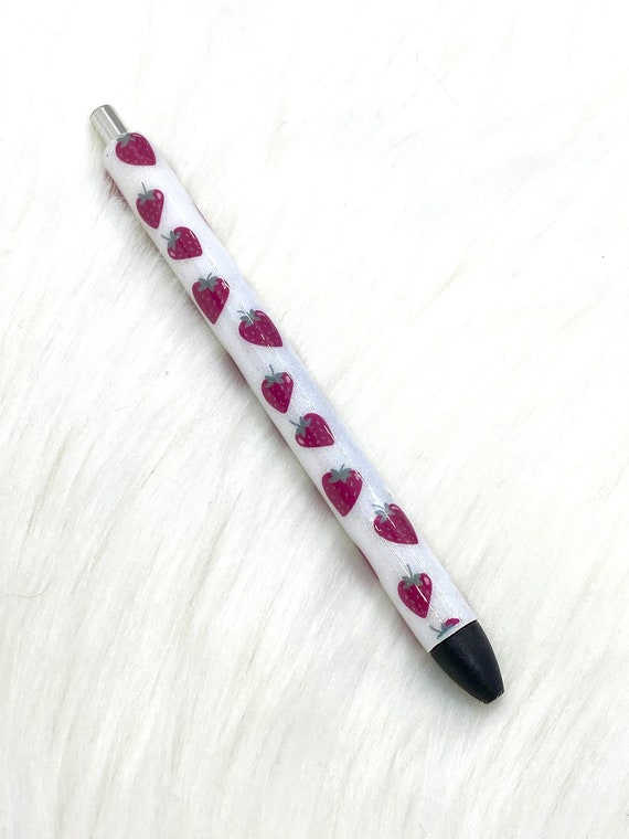 Refill Included -strawberry Glitter Gel Pen