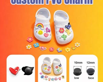 Custom PVC Shoe Charms | Personalized Charm for Shoes | Kids & Adult Accessories | Made-to-Order
