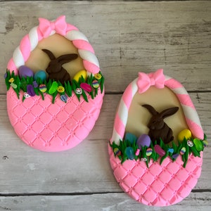 Faux Easter Basket Cookie: Tiered Tray Decor