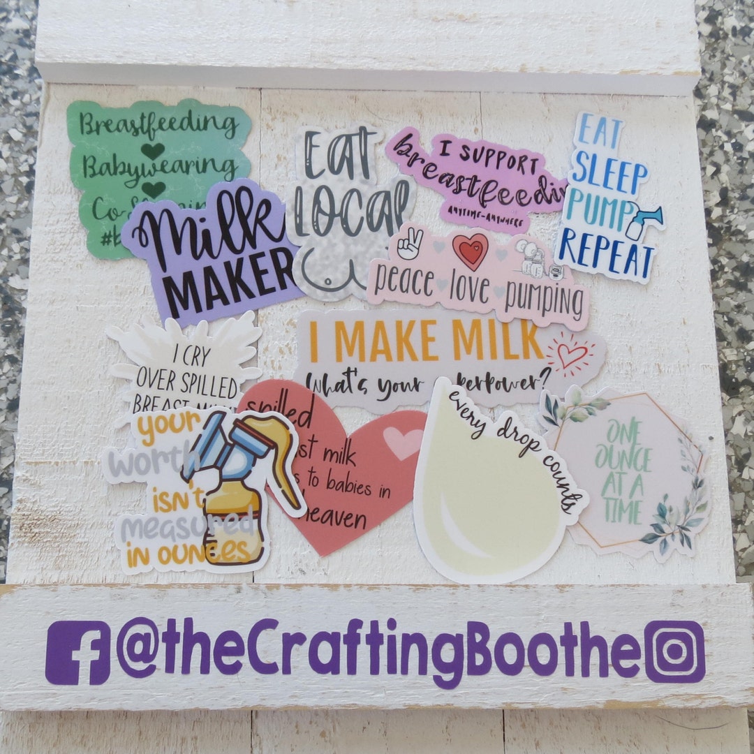 Encouraging Breastfeeding Pump Stickers Support for Moms - Etsy