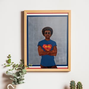Barkley Hendricks, Amy Sherald Print, Michelle Obama, Barack Obama, Portrait of Michelle Obama