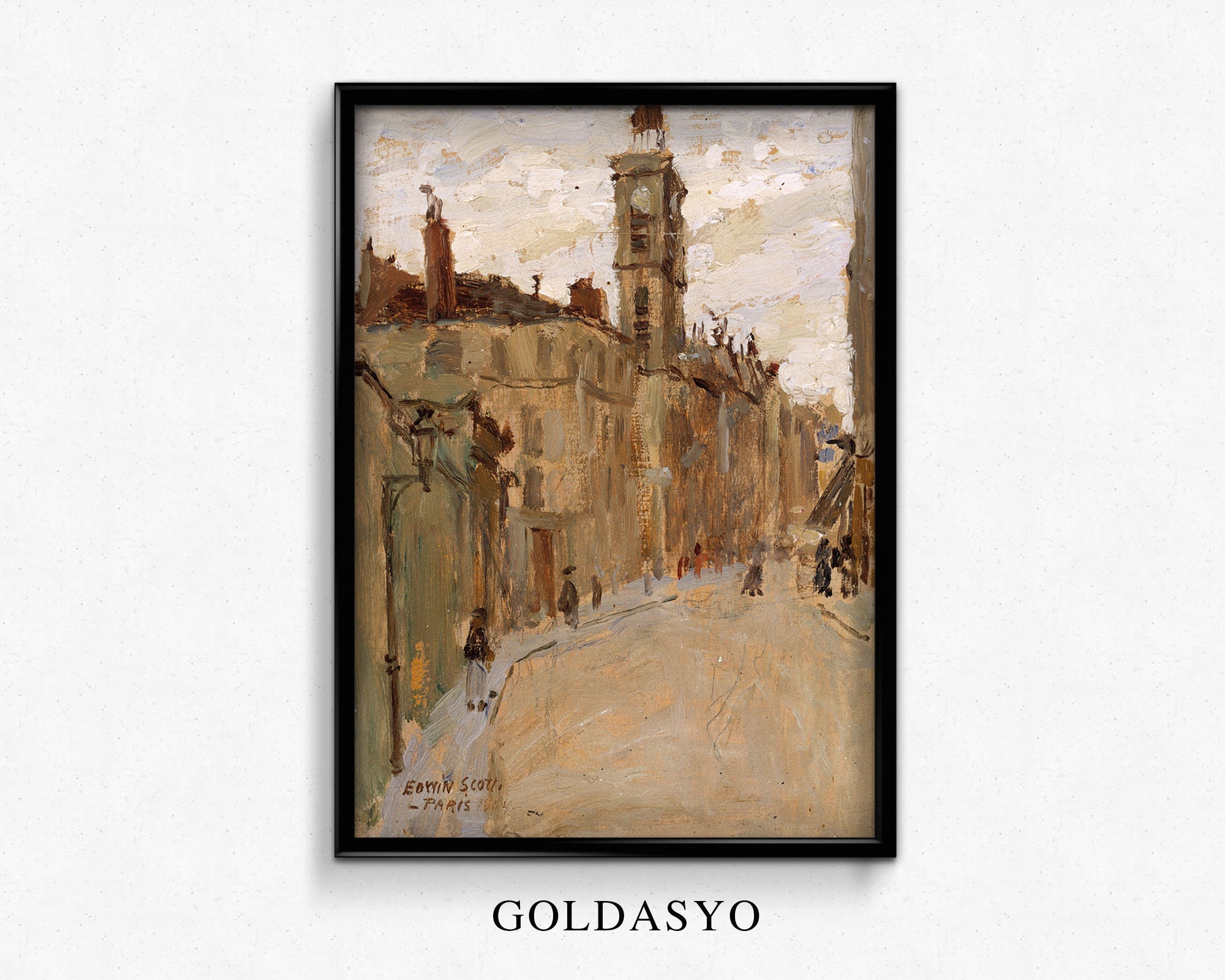 vintage-gallery-wall-art-set-antique-prints-european-warm-aesthetic