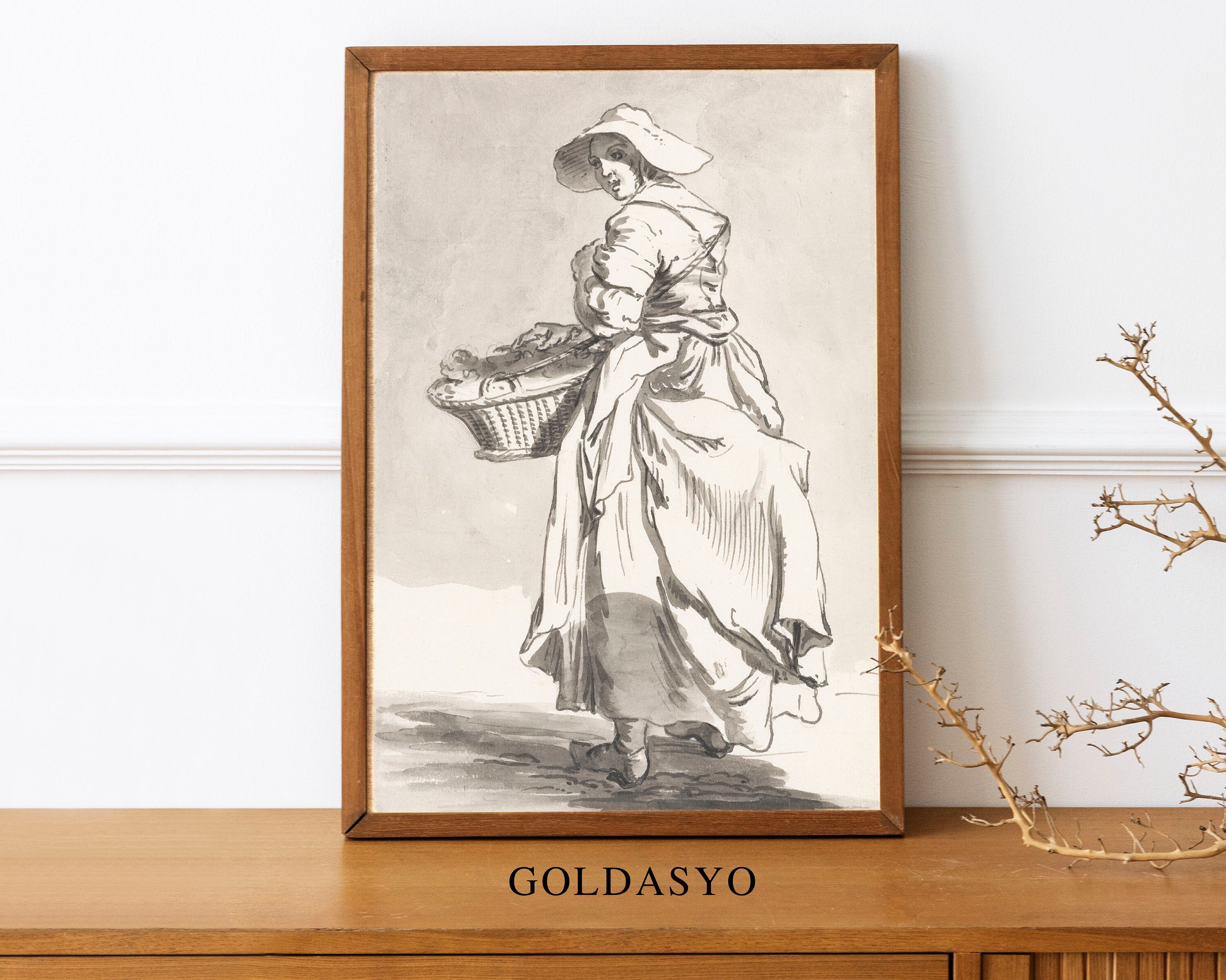 vintage-gallery-wall-art-set-antique-prints-european-warm-aesthetic