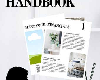Ratgeber für Grundbesitz | Makler Käufer Handbuch | Moderne Homebuyer Guide Käufer Präsentation Bearbeitbare Canva Vorlage