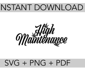 Alto mantenimiento SVG / Sublimación PNG / Descarga digital