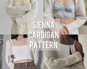 Patron de cardigan court Sienna - PDF