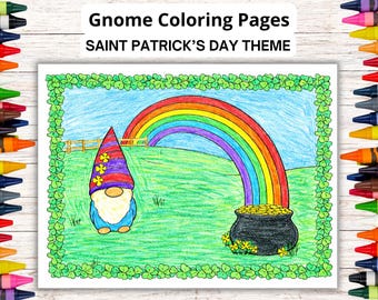 St. Patrick's Day Coloring Pages, Printable Activity for Kids and Classrooms