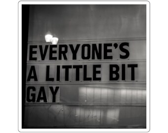 Little Bit Gay Square Adesivo