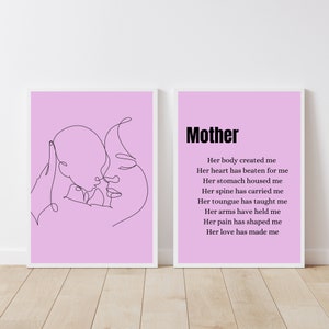Mother Wall Art/Mothers Gift/Mother&#39;s Day Gift