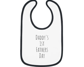 Daddy's 1st Father's Day Bib