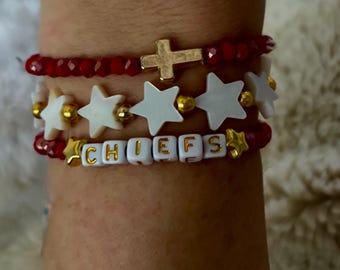 Chiefs Bracelet Stack