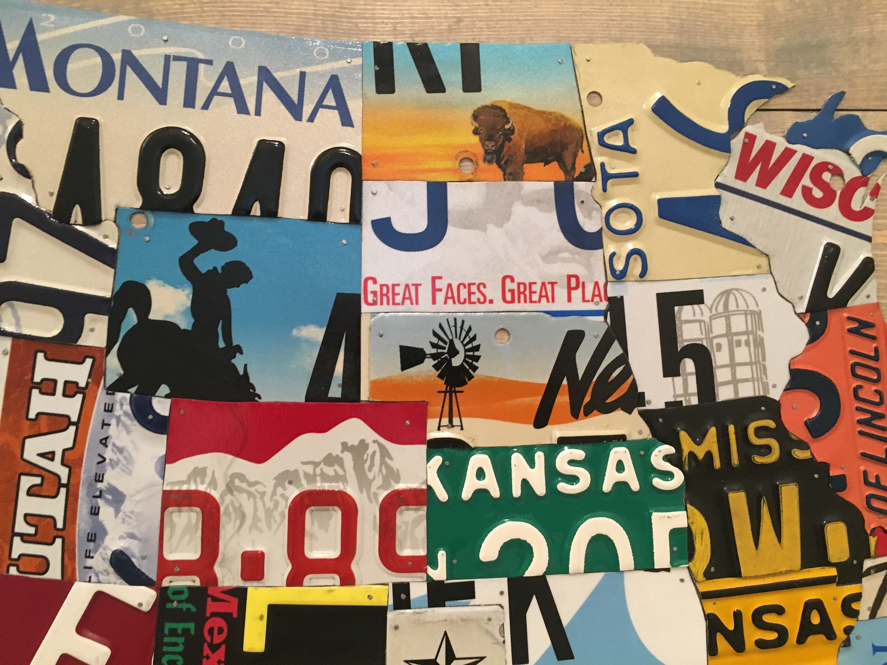 United States License Plates Map - Il Fullxfull.3892239400 Nznn