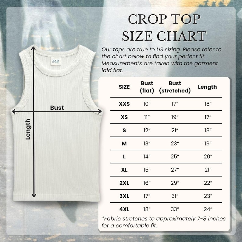 1582 II Cyanotype Crop Top image 6