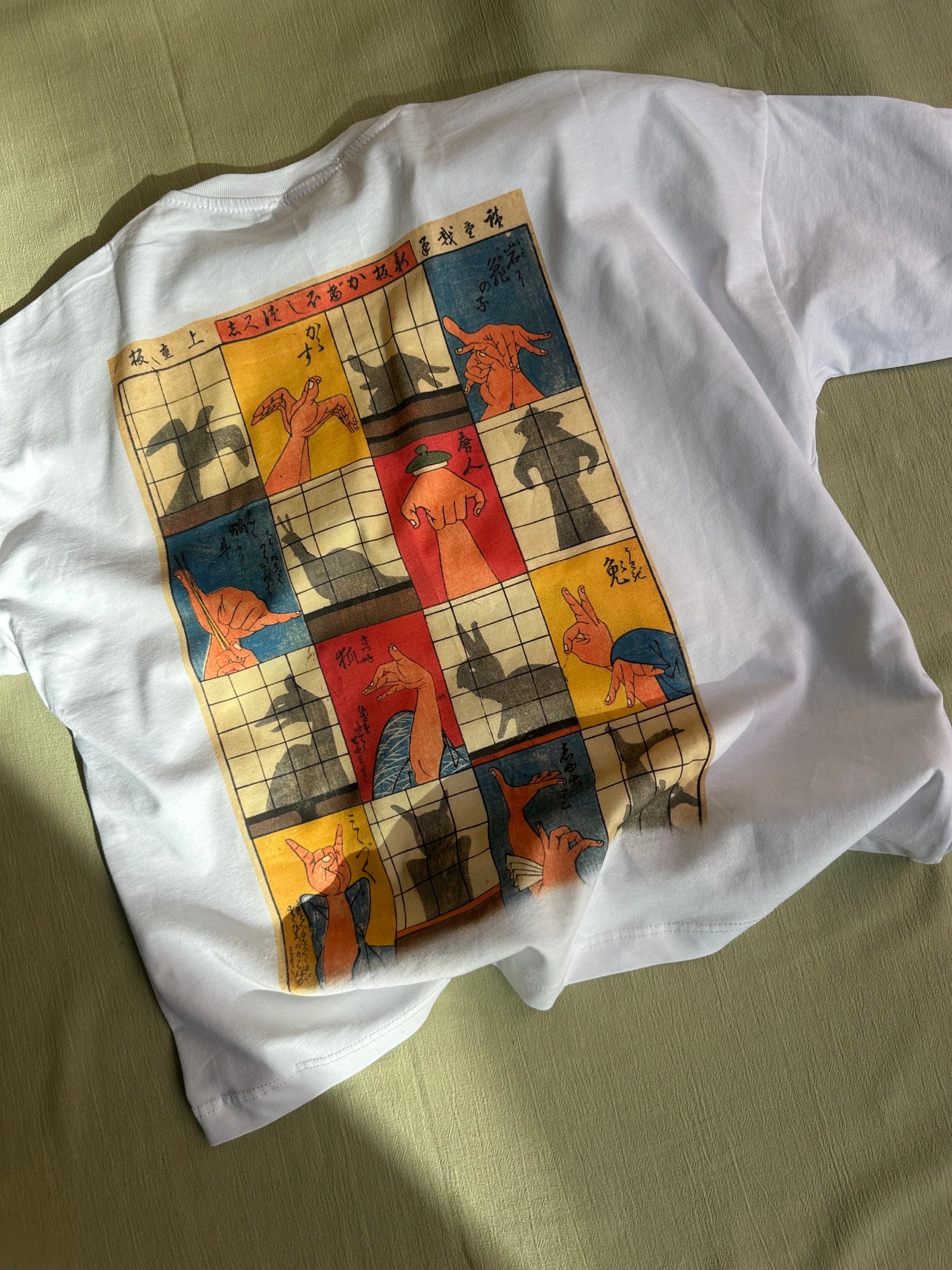 Eight Shadow Figures Digital Printed T-shirt (Women)